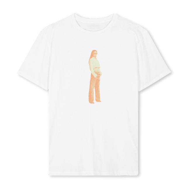 NAYLASHIRT White Regular Tee.