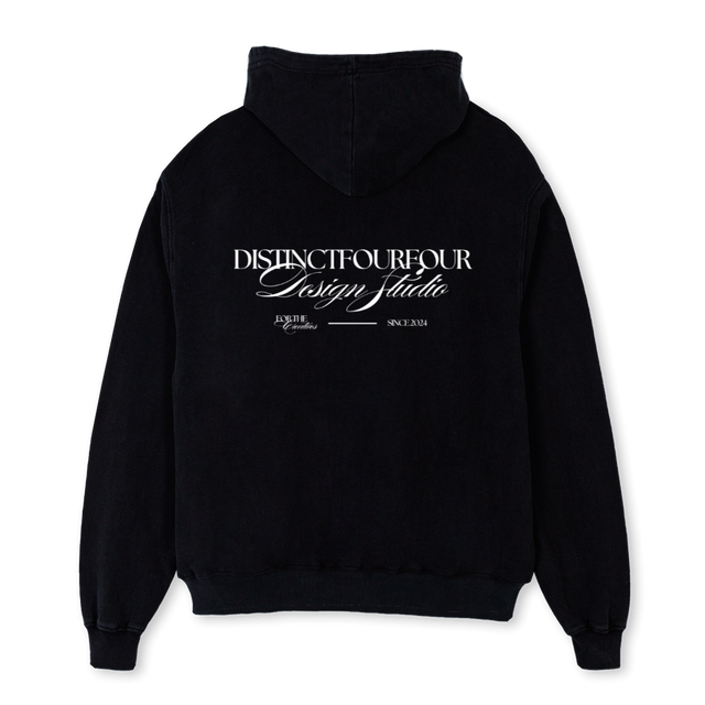 DESIGNSTU Black Oversized Hoodie.