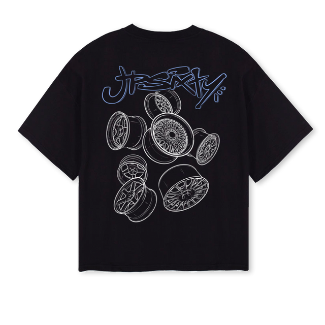 ALLOYDREAMSSHIRT Black Oversized Boxy Tee.