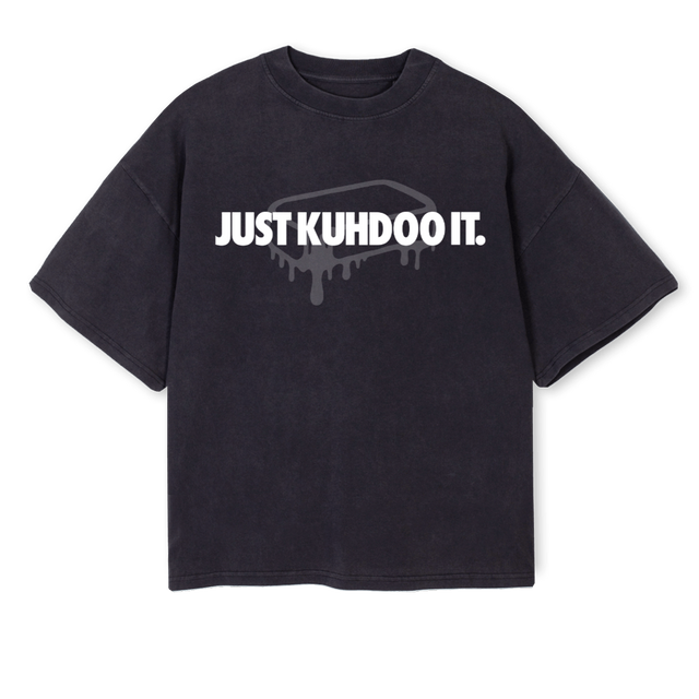 JKI DTG Vintage Black Oversized Boxy Tee.