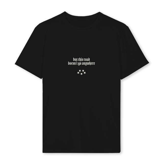 ROAD Black Regular Tee.