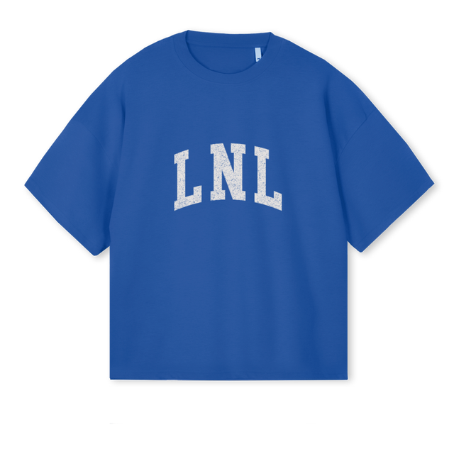 LNL BLUETSHIRT Cobalt Blue Oversized Boxy Tee.