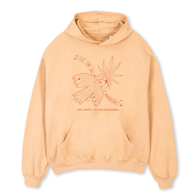 TESTLLDB Sand Oversized Hoodie.