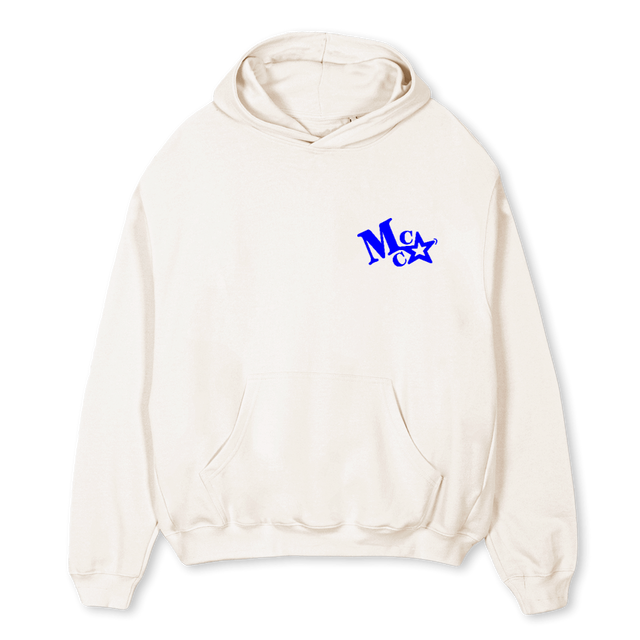 CUPHOODIE Vintage White Oversized Hoodie.