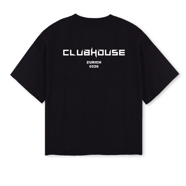 OBTBBP Black Oversized Boxy Tee.