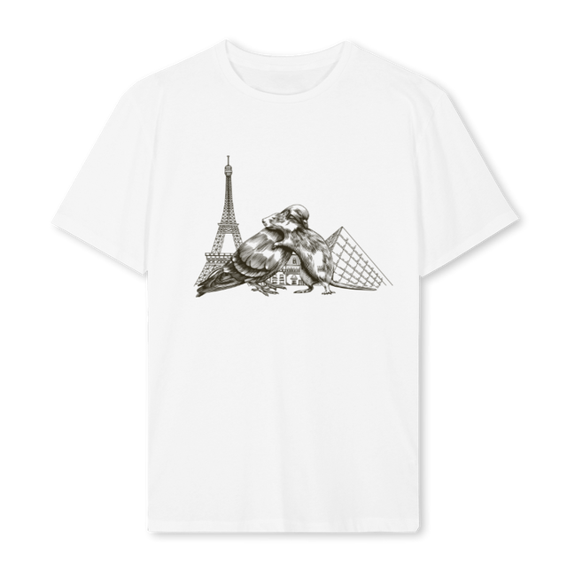 BLANCLOVEPARIS White Regular Tee.