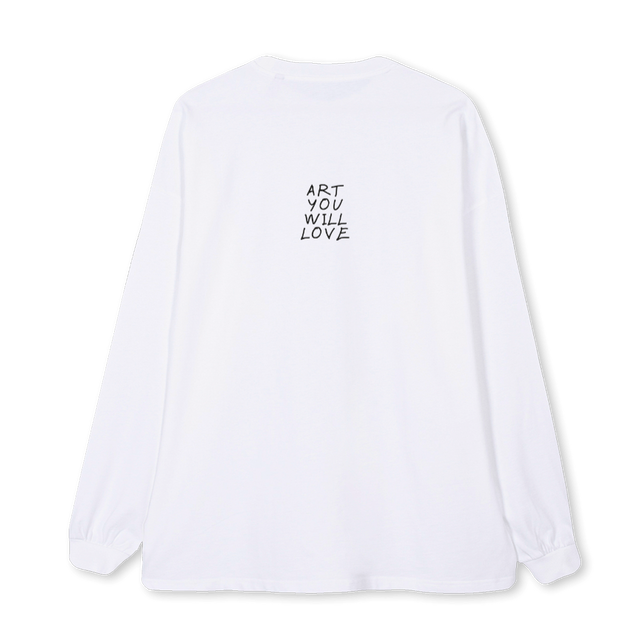 CULTVRE LORIS ATELIÉ White Oversized LS Tee.