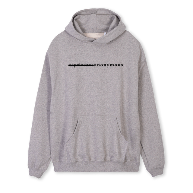 CCAZZZZTGRBK Grey Marl Regular Hoodie.