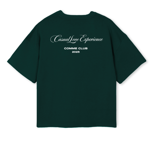 CASUALLOVETEE Wild Green Oversized Boxy Tee.