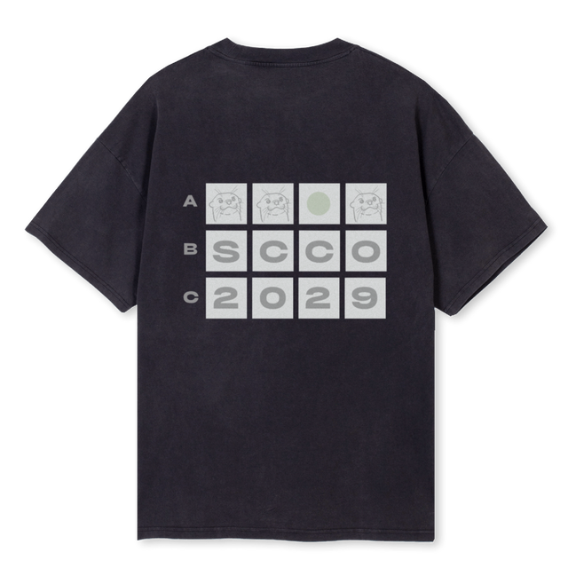 OTTER OVERS_VB Vintage Black Oversized Tee.
