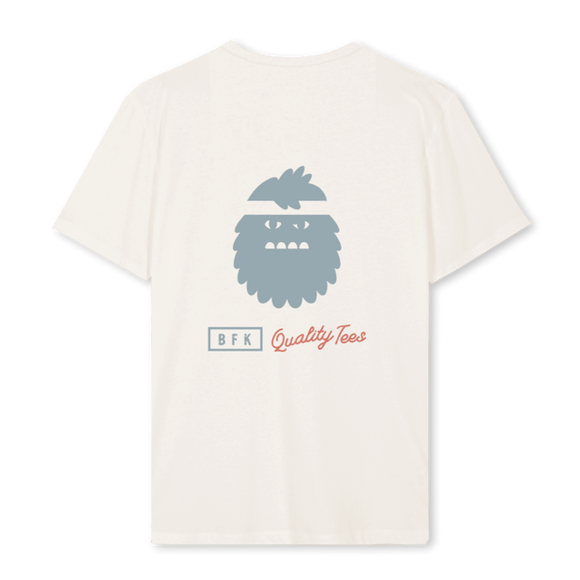 BFKQUALITYTEES Vintage White Regular Tee.