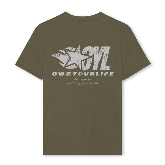 STER Vintage Olive Regular Tee.