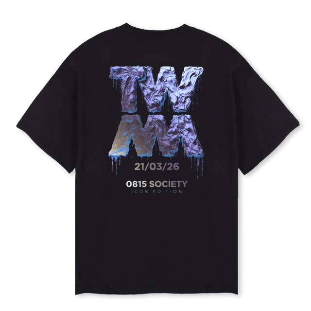 TWULTRA Black Oversized Tee.