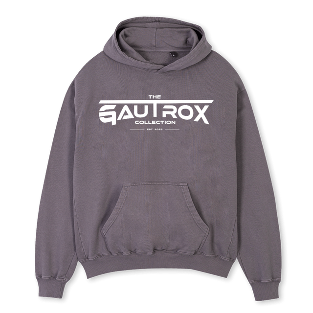 THEGAU Pigment Grey Oversized Hoodie.