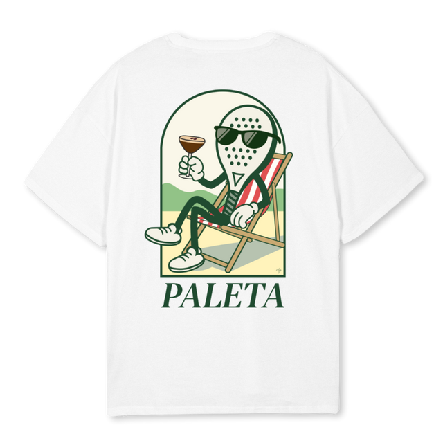 WHITETEERAXONE White Oversized Tee.