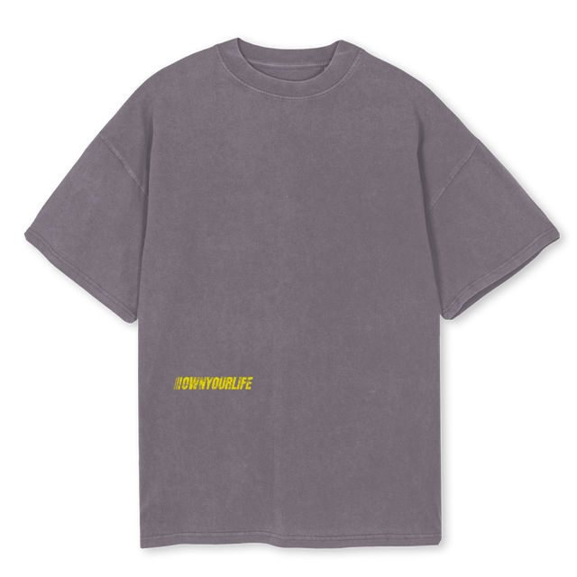 SCSLYOL Pigment Grey Oversized Tee.