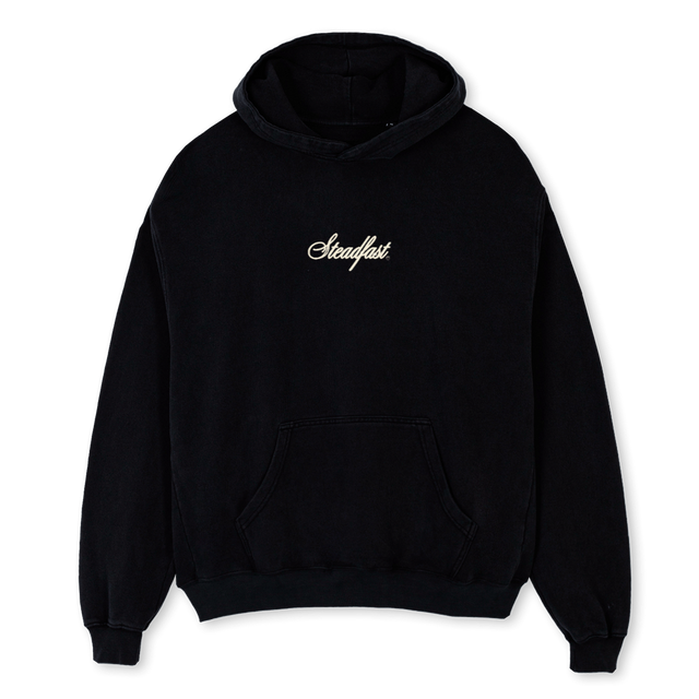 KINGBLACK Black Oversized Hoodie.