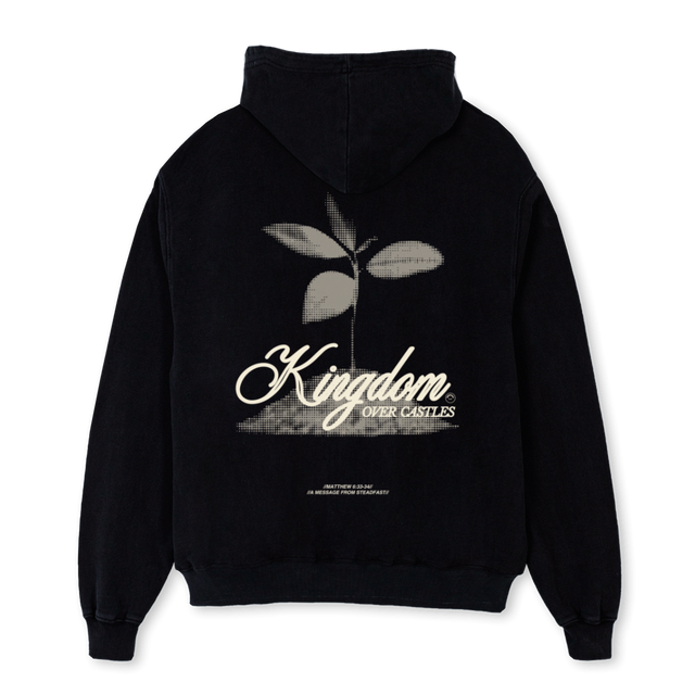 KINGBLACK Black Oversized Hoodie.