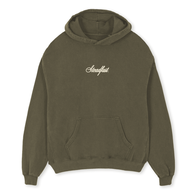 KINGOLIVE Vintage Olive Oversized Hoodie.