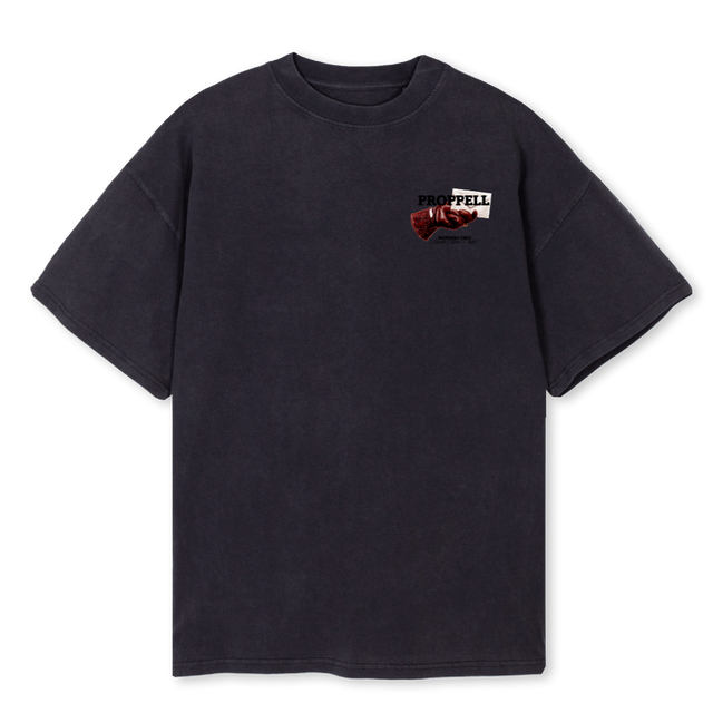 INVITATION ONLY_VB Vintage Black Oversized Tee.