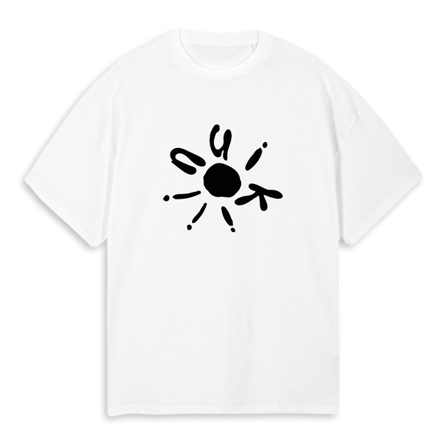 SAMPLEWHTSUN White Oversized Tee.
