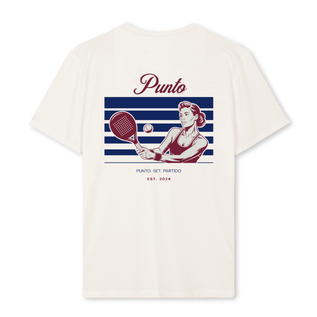 PUNTOSET Vintage White Regular Tee.