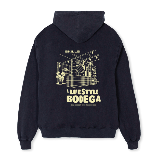 ALBHOODIEVB Vintage Black Oversized Hoodie.