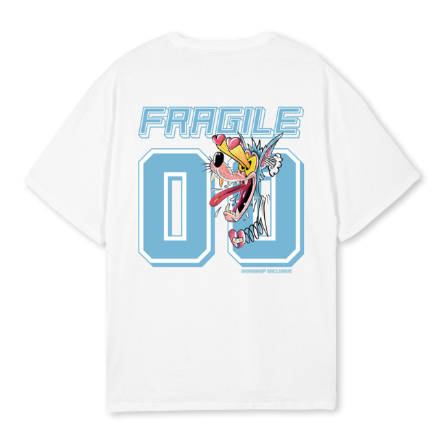TOON TSH White Oversized Tee.