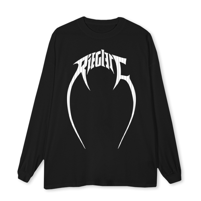 VERSIONTHREERVRLS Black Oversized LS Tee.