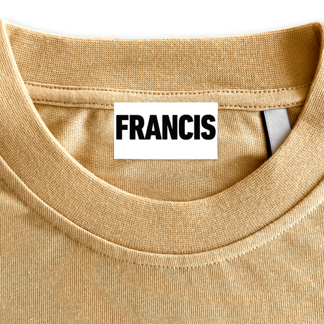 RUNNING FRA Custom Neck Label.