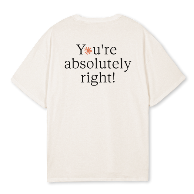 YARLIGHT Vintage White Oversized Tee.