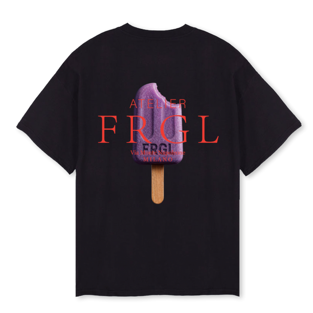 POPCITY TSH Black Oversized Tee.