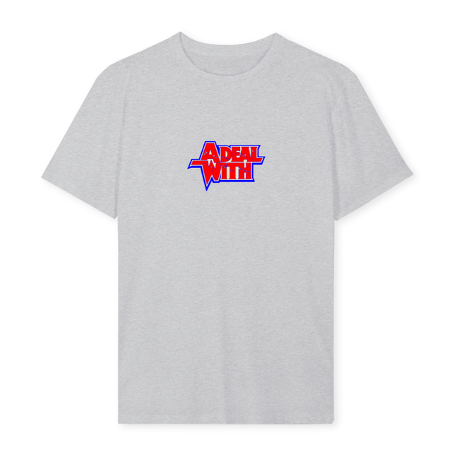 ADWMETALL Light Grey Marl Regular Tee.