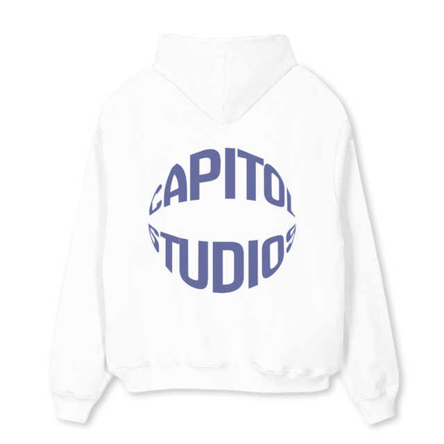 VAQUERO BLANC White Oversized Hoodie.