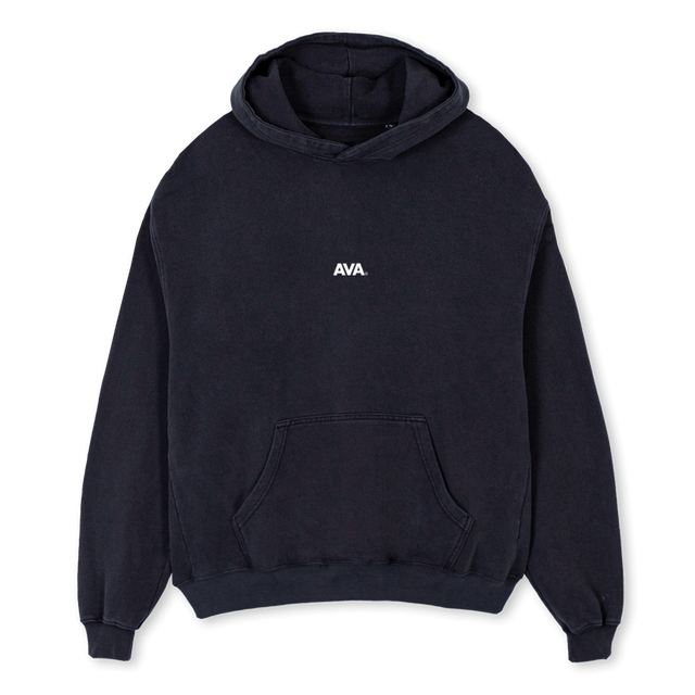 AVASAUDADEHOODIE Vintage Black Oversized Hoodie.