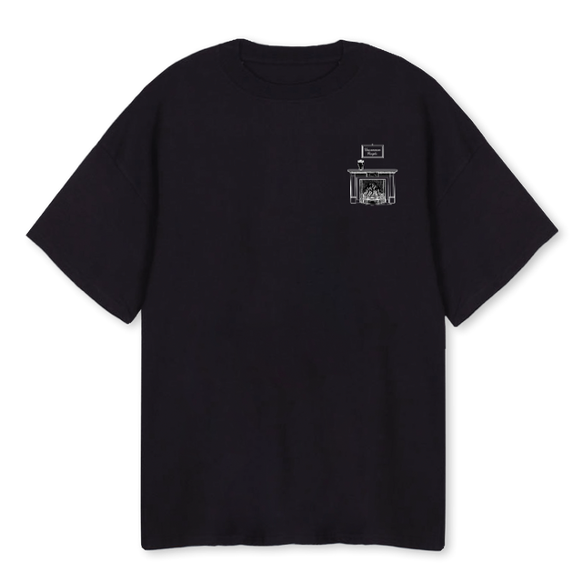 PUB  Black Oversized Tee.