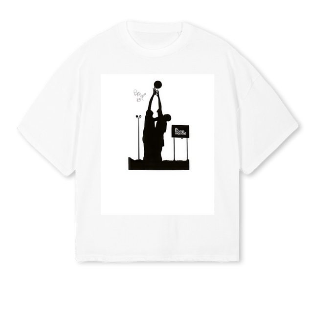 LEONARD White Oversized Boxy Tee.