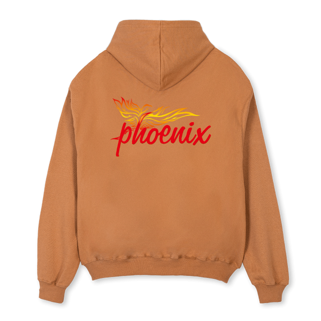 PHOENIX Camel Oversized Hoodie.