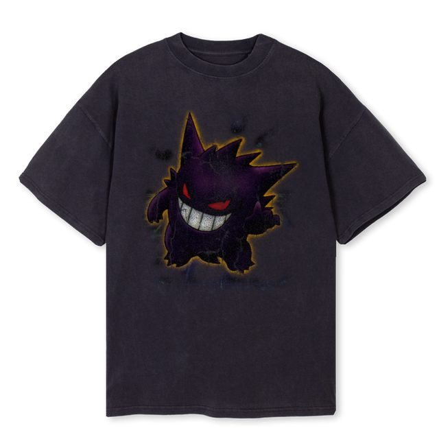 SAMPLECONECTA Vintage Black Oversized Tee.