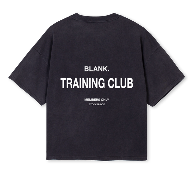 BLNK OGVTWO Vintage Black Oversized Boxy Tee.