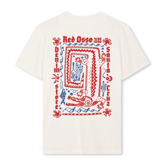 ROCROCODILE Vintage White Regular Tee.