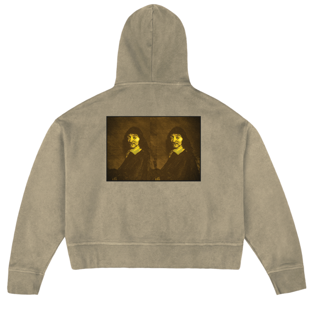 CARTESIAN II HODDIE  Vintage Dune Oversized Boxy Hoodie.