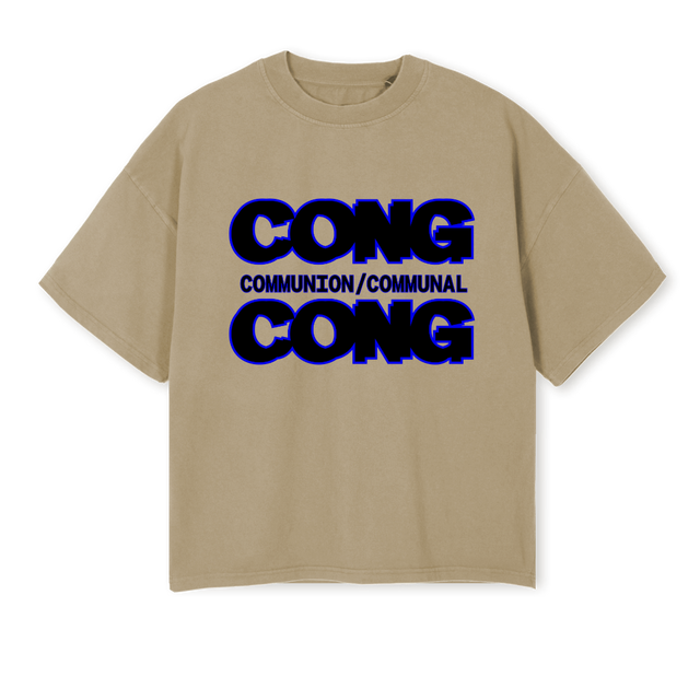 CARTESIAN II TII Vintage Dune Oversized Boxy Tee.