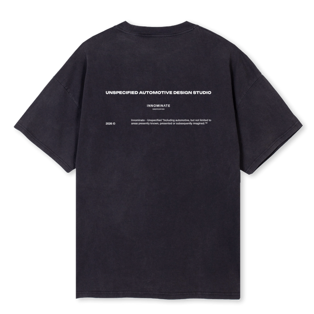 TEEVINTAGEBLACK Vintage Black Oversized Tee.
