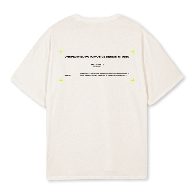 TEEVINTWHITE Vintage White Oversized Tee.