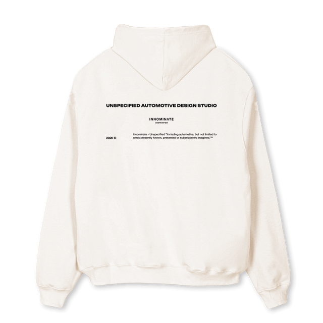VINWHIOG Vintage White Oversized Hoodie.