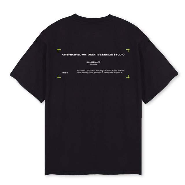 TEEBLACK Black Oversized Tee.