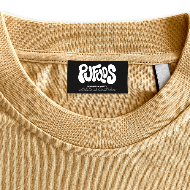 PUFQOSLABEL Custom Neck Label.