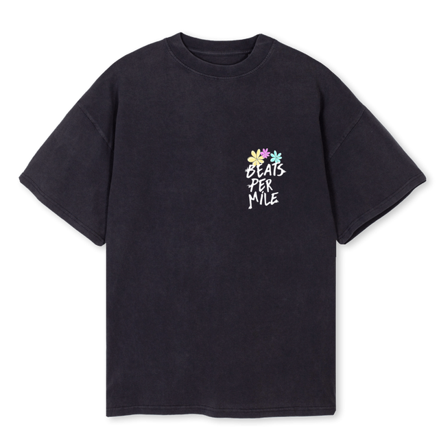 IVUSXSAMANTHAFONE Vintage Black Oversized Tee.