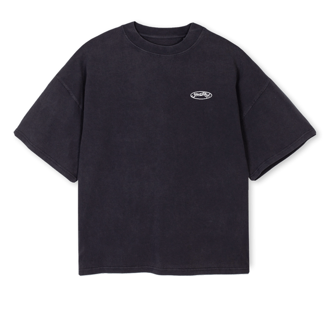 CHOOSEONESAMPLE Vintage Black Oversized Boxy Tee.